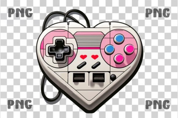 Download Heart Valentine Controller Png Gamer - Game Collection