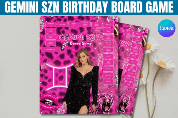 Download Gemini SZN Birthday Board Game Template - Game Collection
