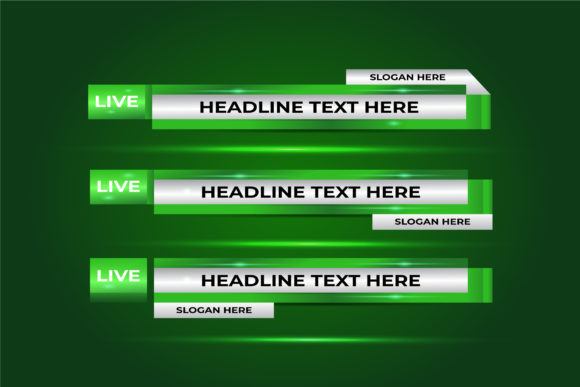 Download Abstract Lower Thirds Set and Banner - Banner Collection