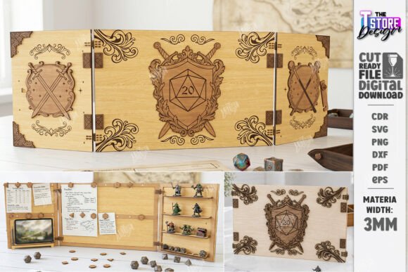 Download DM Screen Laser Cut | Game Master Screen - Game Collection