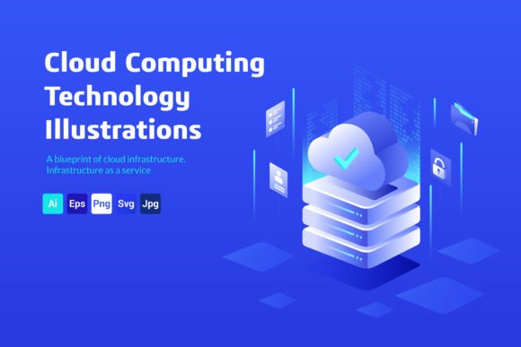 Download Cloud Computing Technology Illustrations - Tech Collection