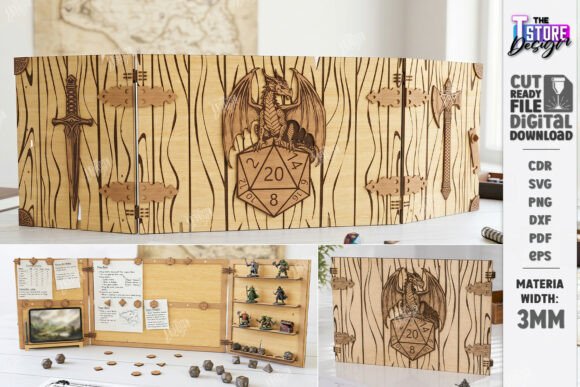 Download DM Screen Laser Cut | Game Master Screen - Game Collection