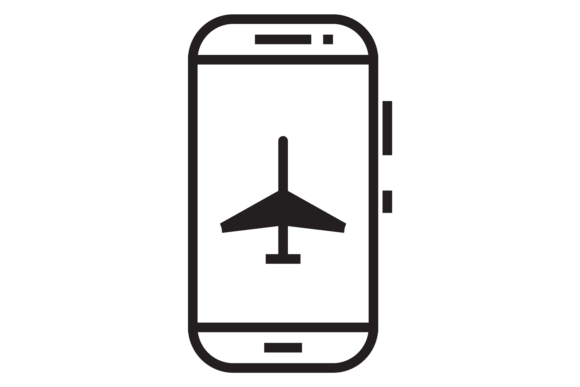 Download Phone Flight Mode Icon. Offline Work Sym - Premium Resources