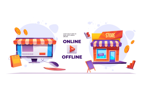 Download Online to Offline Banner - Banner Collection