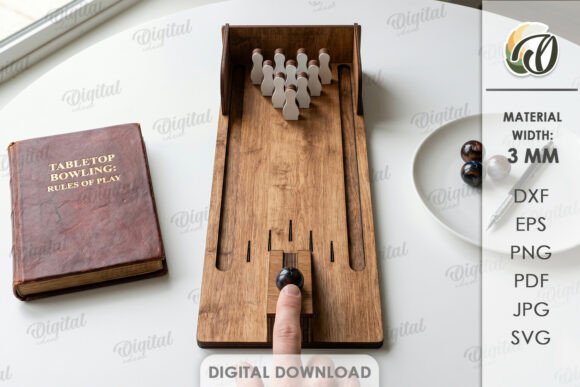 Download 3D Bowlling Board Game Laser Cut - Game Collection